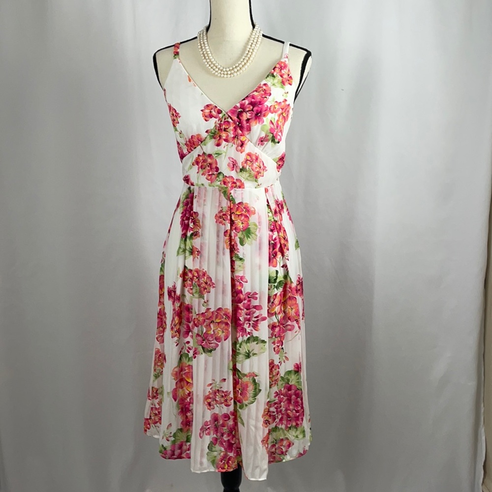 Bleeder 126 Floral Fit & Flare Feminine Dress, 10